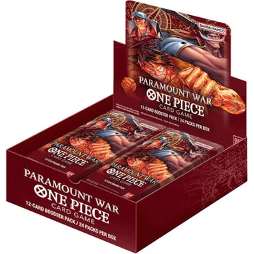 One Piece Card Game - OP-02 Paramount War Brown Bottom Booster Box - (Following Stream)