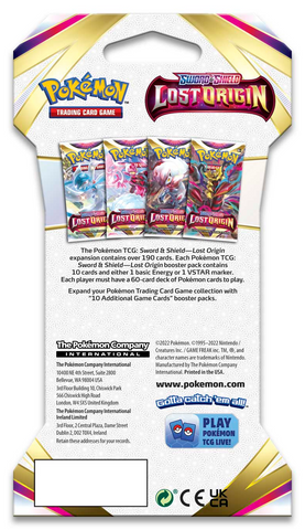 Sword & Shield: Lost Origin - Sleeved Booster Pack - (Following Stream)
