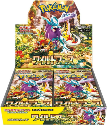 POKÉMON Japanese Booster Box SV5K - Wild Force - (Following Stream)