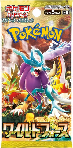 POKÉMON Japanese Booster Box SV5K - Wild Force - (Following Stream)
